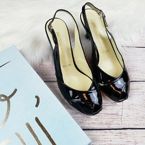 Bruno Magli | Peep toe slingback heels